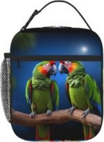 parrots Lunch Bag for Men Women Insulated Lunch Box for Adult Reusable Lunch Tote Bags Large Capacity Lunch Case Leakproof Cooler Lunch Container for Work Travel Office - Image 2