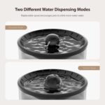 Automatic Cat Feeder and Water Fountain, Timed Pet Dry Food Dispenser, Programmable Portion Control, 1-6 Meals Per Day, Cat Fountains for Drinking with Filter, Small Pets (3L Combo) - Image 4