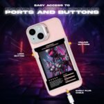 Display Phone Case for iPhone 15 | Built-in Camera Stand | Includes 5 TCG/Photo Display Top Loaders & Sleeves | Compatible with Topps, Pokémon, Baseball, Basketball, Soccer Cards & Photos (Pink) - Image 6