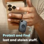 Tile by Life360 Pro - Powerful Bluetooth Tracker, Key Finder and Item Locator for Keys Bags, and More. Both iOS and Android Compatible. Phone Finder. 4-Pack (Black/White) - Image 3