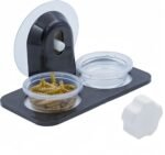 Crested Gecko Feeding Ledge [Non-Suction Cup], with 30 pcs 0.5oz Food Cups, Reptile Food Bowls and Water Dish for Lizard Or Other Small Pet Amphibian Feeder Ledge Accessories Supplies - Image 4