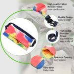 LIKZINWA Small Animal Sling Carrier,Bearded Dragon Carrier Lizard Carrier and Reptile Carrier with Adjustable Strap (Yellow-red) - Image 5