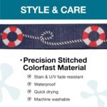 Max & Molly Urban Pets Smart ID Dog Collar - Soft Neoprene, Waterproof, Machine Washable, Power Buckle, Gotcha! QR Tag & Custom App Profile, Sailor M - Image 5