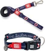 Max & Molly Urban Pets Smart ID Dog Collar - Soft Neoprene, Waterproof, Machine Washable, Power Buckle, Gotcha! QR Tag & Custom App Profile, Sailor M - Image 7
