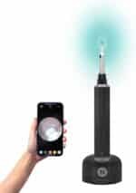 First Health Wireless Otoscope with Light | Waterproof Ear Cleaner with Camera and Light | Ear Wax Removal Tool Camera for iPhone/iPad, Android, USB | Ear, Nose & Throat Inspection | 1920P HD (Black) - Image 4