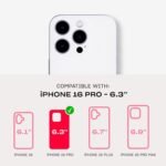 Tech21 EvoArmor for iPhone 16 Pro Compatible with MagSafe - Impact Protection Case 21x Military Standard Tested in Black - Image 3