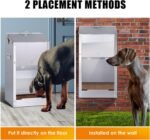 Automatic Dog Feeder Large Breed Outdoor Auto Dog Food Dispenser 25lbs Large Capacity Stainless Steel Gravity Pet Feeder Dog Feeding Station Pet Dry Food Dispenser (M) - Image 3