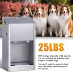 Automatic Dog Feeder Large Breed Outdoor Auto Dog Food Dispenser 25lbs Large Capacity Stainless Steel Gravity Pet Feeder Dog Feeding Station Pet Dry Food Dispenser (M) - Image 8