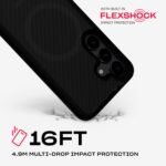 Tech21 EvoArmor case for Samsung Galaxy S25 - with Magnets- Military Grade Impact Protection- Black - Image 4