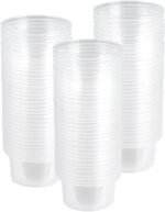 1oz Crested Gecko Food Cups, 100Pcs Reptile Plastic Feeding Dish - Image 2