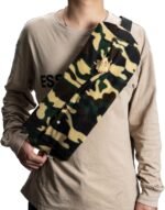 Bearded Dragon Sling Carrier, Small Animal Bag for Lizards and Small Reptile with Adjustable Strap, Breathable Material and Stable Triangular Joint Design (Forest Color) - Image 2