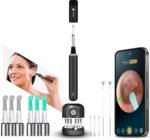 First Health Wireless Otoscope with Light | Waterproof Ear Cleaner with Camera and Light | Ear Wax Removal Tool Camera for iPhone/iPad, Android, USB | Ear, Nose & Throat Inspection | 1920P HD (Black) - Image 2