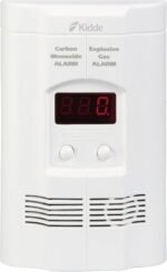 Kidde Carbon Monoxide Detector, Propane, Natural, Methane, & Explosive Gas Alarm, Plug-In Wall with 9-Volt Battery Backup, Digital LED Display - Image 2