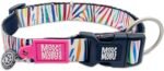 Max & Molly Urban Pets Smart ID Dog Collar - Soft Neoprene, Waterproof, Machine Washable, Power Buckle, Gotcha! QR Tag & Custom App Profile, Magic Zebra L - Image 2