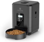 VOLUAS Automatic Cat Feeder - Automatic Pet Feeders for Cats and Dogs, Cat Food Dispenser for Dry Food, Timed Cat Feeders with Memory Function, 2L Auto Cat Feeder - Image 2