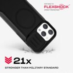 Tech21 EvoMax for iPhone 16 Pro Max Compatible with MagSafe - Impact Protection Case 21x Military Standard Tested - Camera Shield -in Black/Charcoal - Image 4