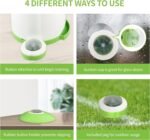 PETGEEK Automatic Dog Treat Dispenser with Button, Dog Button Feeder with Dual Power Supply and Remote Control, Dogs Puzzle Toys and Interactive Pet Toys for Indoor or Outdoor Play(Green) - Image 8