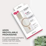 Tech21 EvoCrystal wth Crossbody Lanyard for iPhone 16 Pro - Compatible with MagSafe - Impact Protection Case 15x Military Dtandard Tested - With CrossBody Lanyard -in Gold - Image 7