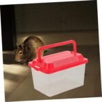 Transparent Plastic Turtle Fish Tank, Reptile Carrier, Feeding Tank, Glass Containers, Amphibia Container, Terrarium, Hamster Cages, Reptiles Commodity Mini - Image 10