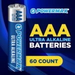 Powermax 60-Count Triple AAA Batteries, Ultra Long Lasting Alkaline Battery, 10-Year Shelf Life, Reclosable Packaging - Image 3