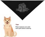 Camera Melt Stylish Triangle Dog Bandanas Washable and Adjustable Cat Scarf Dog Collar for Small to Large Pets - Image 6