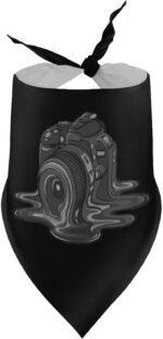 Camera Melt Stylish Triangle Dog Bandanas Washable and Adjustable Cat Scarf Dog Collar for Small to Large Pets - Image 8