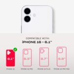 Tech21 EvoMax case for iPhone 16 Compatible with MagSafe - Impact Protection Case 21x Military Standard Tested - Camera Shield -in Black/Charcoal - Image 3