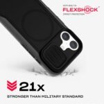 Tech21 EvoMax case for iPhone 16 Compatible with MagSafe - Impact Protection Case 21x Military Standard Tested - Camera Shield -in Black/Charcoal - Image 4