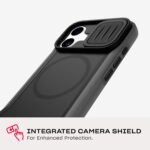 Tech21 EvoMax case for iPhone 16 Compatible with MagSafe - Impact Protection Case 21x Military Standard Tested - Camera Shield -in Black/Charcoal - Image 5