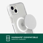 tech21 iPhone 14 Plus Evo Crystal Compatible with MagSafe® – Shock-Absorbing & Scratch-Resistant Clear Phone Case with 16ft FlexShock Multi-Drop Protection - Image 4