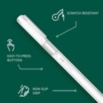 tech21 iPhone 14 Plus Evo Crystal Compatible with MagSafe® – Shock-Absorbing & Scratch-Resistant Clear Phone Case with 16ft FlexShock Multi-Drop Protection - Image 6