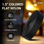 1.5 Inch Heavy Duty Nylon Webbing Strap Roll for Belt, Backpack, Sling, Collar, Leash, Strapping and More, 10, 20, or 50 Yards, Over 20 Colors - Image 3