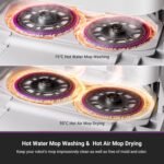 Eureka J15 Pro Ultra Robot Vacuum and Mop with Self Emptying Base, 16,200 Pa Suction, Flex-Arm Design Mop, Auto Mop Hot Water Washing & Hot Air Drying, Anti-Tangle, AI Obstacle Avoidance, White - Image 4