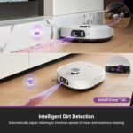 Eureka J15 Pro Ultra Robot Vacuum and Mop with Self Emptying Base, 16,200 Pa Suction, Flex-Arm Design Mop, Auto Mop Hot Water Washing & Hot Air Drying, Anti-Tangle, AI Obstacle Avoidance, White - Image 9