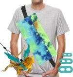 Bearded Dragon Leash and Harness Set, Beardie Carrier, Lizard Adjustable Harness with Leather Wings and Sling Bag, Reptile Small Pet Backpack Batwing Accessories (Blue) - Image 2