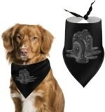 Camera Melt Stylish Triangle Dog Bandanas Washable and Adjustable Cat Scarf Dog Collar for Small to Large Pets - Image 2