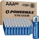 Powermax 60-Count Triple AAA Batteries, Ultra Long Lasting Alkaline Battery, 10-Year Shelf Life, Reclosable Packaging - Image 2