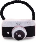Retro Camera Plush Dog Toy - Image 2