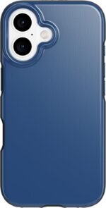 Tech21 EvoDusk for iPhone 16- Compatible with MagSafe - Impact Protection Case 15x Military Standard Tested - in Blue/Black - Image 2