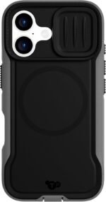 Tech21 EvoMax case for iPhone 16 Compatible with MagSafe - Impact Protection Case 21x Military Standard Tested - Camera Shield -in Black/Charcoal - Image 2