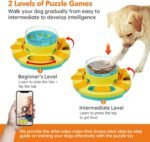 Potaroma Dog Puzzle Toy 2 Levels, Slow Feeder, Pup Food Treat Feeding Dispenser for IQ Training and Entertainment for All Breeds 4.2 Inch Height - Image 5