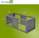 New Age Pet ECOFLEX Mojave Reptile Stacker, Medium - Durable, Moisture-Resistant Wood Plastic Composite, Easy to Clean, Supports Lighting Setups, Gray - 10 Year Warranty - Image 7