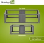 New Age Pet ECOFLEX Mojave Reptile Stacker, Medium - Durable, Moisture-Resistant Wood Plastic Composite, Easy to Clean, Supports Lighting Setups, Gray - 10 Year Warranty - Image 9