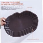 Reptile Water Dish, Reptile Water Dish, 15x11x2 Large Simulation Tortoise, Decorative Plastic for Lizard Gecko Turtle - Image 4