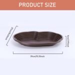 Reptile Water Dish, Reptile Water Dish, 15x11x2 Large Simulation Tortoise, Decorative Plastic for Lizard Gecko Turtle - Image 5