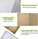 kathson Tortoise Water Dish with Ramp and Basking Platform, Reptile Water Bowl Turtle Soaking Tub Hermit Crab Bathing Pool for Amphibians Habitat Accessories (Brown) - Image 5