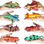 8PCS Plastic Squishy Lizard Toys, Stretchy Rubber Figures, Realistic Soft Reptile Toys for Kids, Party Decoration Figurines Set - Image 6