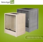 New Age Pet ECOFLEX Maple Chameleon Madagascar Vertical Reptile Habitat Lounge - Durable, Non-Toxic Wood Plastic Composite, Extra Height, Deep Floor, Removable Sliding Glass Doors with Lock - Image 6