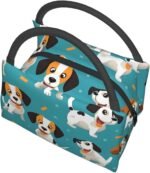 Cartoon Dog Lunch Bag for Women Men Reusable Lunch Tote Bags Insulated Lunch Box Leakproof Lunch Pail Bag Large Capacity Cooler Food Lunch Containers for Work Travel Outdoor - Image 5