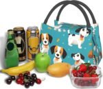 Cartoon Dog Lunch Bag for Women Men Reusable Lunch Tote Bags Insulated Lunch Box Leakproof Lunch Pail Bag Large Capacity Cooler Food Lunch Containers for Work Travel Outdoor - Image 6